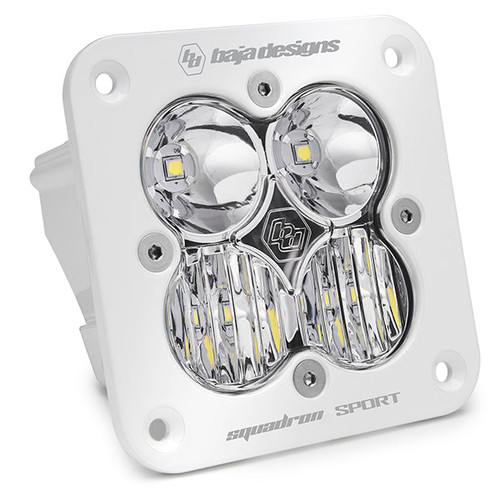 Baja Designs 551003WT Clear Lens Driving/Combo White Flush Mount LED Light Pod Squadron Sport | Universal Baja Designs 551003WT Clear Lens Driving/Combo White Flush Mount LED Light Pod Squadron Sport | Universal