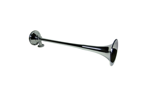 Kleinn 411 Chrome Plated Single Roof Mount Truck Horn | Universal Kleinn 411 Chrome Plated Single Roof Mount Truck Horn | Universal