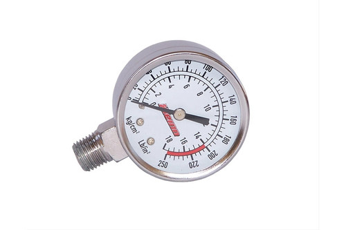 Kleinn 1025 Stainless Steel Tank Mount Air Pressure Gauge | Universal Kleinn 1025 Stainless Steel Tank Mount Air Pressure Gauge | Universal