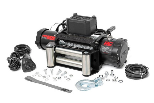 Rough Country PRO9500 9,500lb PRO Series Electric Winch with Steel Cable | Universal Rough Country PRO9500 9,500lb PRO Series Electric Winch with Steel Cable | Universal