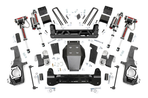 Rough Country 10250 5 inch NTD Lift Kit with Vertex Reservoir Shocks | 2020-2024 GM Silverado/Sierra 2500HD/3500HD Rough Country 10250 5 inch NTD Lift Kit with Vertex Reservoir Shocks | 2020-2024 GM Silverado/Sierra 2500HD/3500HD
