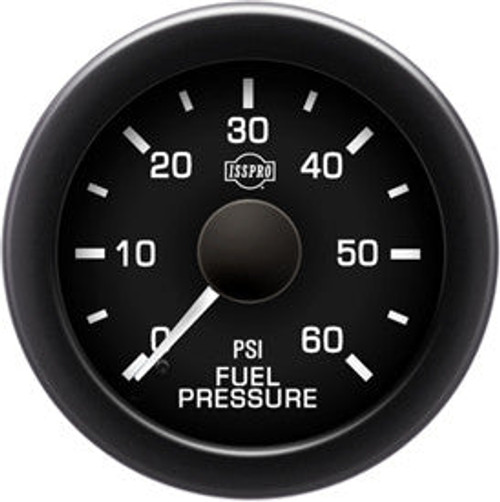 Isspro R16077 EV2 2-1/16 inch 0-60PSI Fuel Pressure Gauge - Black Face Black Bezel | Universal Isspro R16077 EV2 2-1/16 inch 0-60PSI Fuel Pressure Gauge - Black Face Black Bezel | Universal