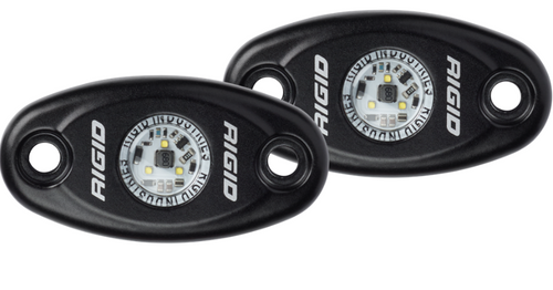 Rigid 482053 A-Series Low-Power Blue Rock Light Pair | Universal Rigid 482053 A-Series Low-Power Blue Rock Light Pair | Universal