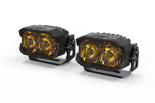 Morimoto BAF107 2Banger LED Pods NCS Combo Beam - Yellow | Universal Morimoto BAF107 2Banger LED Pods NCS Combo Beam - Yellow | Universal