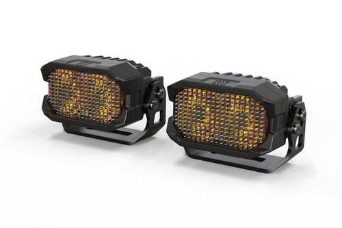 Morimoto BAF111 HXB Flood Beam 2Banger LED Pods - Yellow Pair | Universal Morimoto BAF111 HXB Flood Beam 2Banger LED Pods - Yellow Pair | Universal