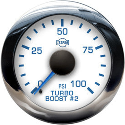 Isspro R13477 EV2 2-1/16 inch 0-100PSI Turo Boost #2 Gauge | Universal Isspro R13477 EV2 2-1/16 inch 0-100PSI Turo Boost #2 Gauge | Universal