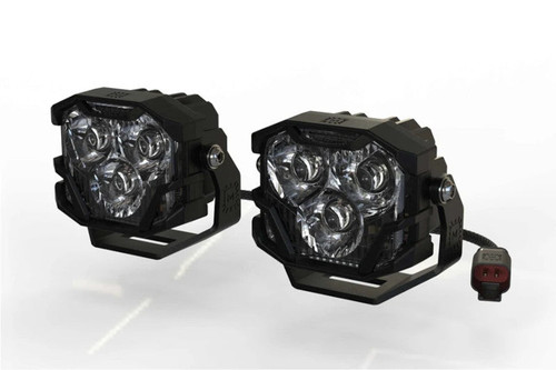 Morimoto BAF007.2Universal 4Banger HXB LED Pod Set, Spot - White Morimoto BAF007.2Universal 4Banger HXB LED Pod Set, Spot - White