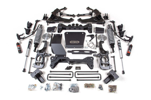 BDS 756FPE 6.5 inch FOX 2.5 Coilover Conversion Lift Kit with FOX 2.0 Shocks & Rear Block Kit | 2020-2024 GM Silverado/Sierra 2500HD/3500HD Duramax with Rear Overload BDS 756FPE 6.5 inch FOX 2.5 Coilover Conversion Lift Kit with FOX 2.0 Shocks & Rear Block Kit | 2020-2024 GM Silverado/Sierra 2500HD/3500HD Duramax with Rear Overload
