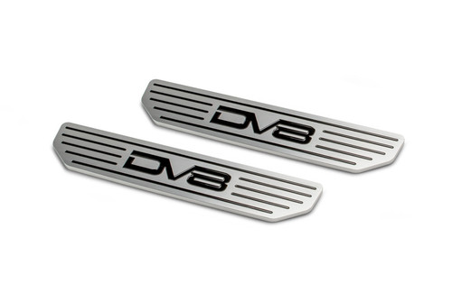 DV8 Offroad Jeep JL Front Sill Plates 18-Pres Wrangler JL with DV8 Logo 2/4 Door DV8 Offroad Jeep JL Front Sill Plates 18-Pres Wrangler JL with DV8 Logo 2/4 Door