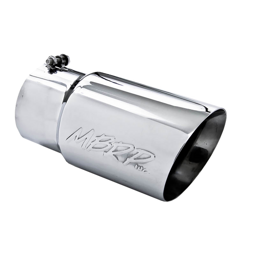 MBRP Tip, 6" O.D. Dual Wall Angled 5" inlet 12" length, T304 MBRP Tip, 6" O.D. Dual Wall Angled 5" inlet 12" length, T304