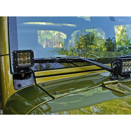 Rigid 2007-2017 Jeep Jk A-Pillar Mount D-Series Pro Rigid 2007-2017 Jeep Jk A-Pillar Mount D-Series Pro