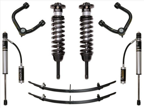 ICON Stage 3 Suspension System w/ Tubular UCA Toyota Tacoma 2005-2015 0-3.5"/ 2016+ 0-2.75" ICON Stage 3 Suspension System w/ Tubular UCA Toyota Tacoma 2005-2015 0-3.5"/ 2016+ 0-2.75"
