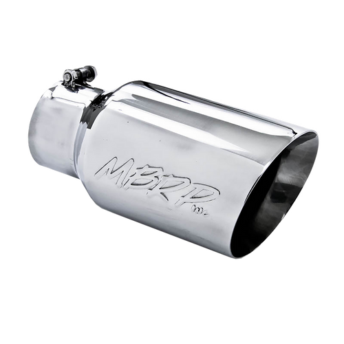 MBRP Tip, 6" O.D. Dual Wall Angled 4" inlet 12" length, T304 MBRP Tip, 6" O.D. Dual Wall Angled 4" inlet 12" length, T304