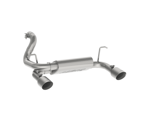 MBRP 2.5" Axle Back, Dual Rear Exit, T409, Jeep Wrangler (JL) 2-DR/4-DR, 3.6L 2018 - 2023 MBRP 2.5" Axle Back, Dual Rear Exit, T409, Jeep Wrangler (JL) 2-DR/4-DR, 3.6L 2018 - 2023