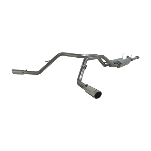 MBRP 2.5" Cat Back, Dual Side, T409, Toyota Tundra 4.7/5.7L V8, DC-Std. & CM-SB 2007 - 2009 MBRP 2.5" Cat Back, Dual Side, T409, Toyota Tundra 4.7/5.7L V8, DC-Std. & CM-SB 2007 - 2009