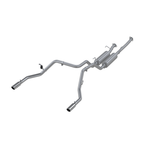 MBRP 2.5" Cat Back, Dual Split Rear, T409, Toyota Tundra 5.7L, EC-Std. & SB/CC-SB 2009 - 2021 MBRP 2.5" Cat Back, Dual Split Rear, T409, Toyota Tundra 5.7L, EC-Std. & SB/CC-SB 2009 - 2021