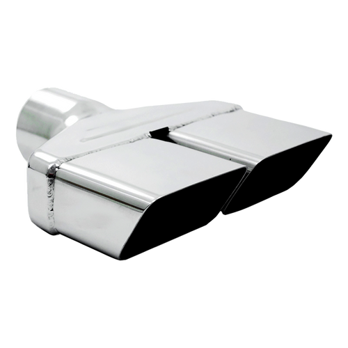 MBRP Tip, 8" x 2" ID, Rectangle, 2.5" O.D. inlet, 8" length, T304 MBRP Tip, 8" x 2" ID, Rectangle, 2.5" O.D. inlet, 8" length, T304