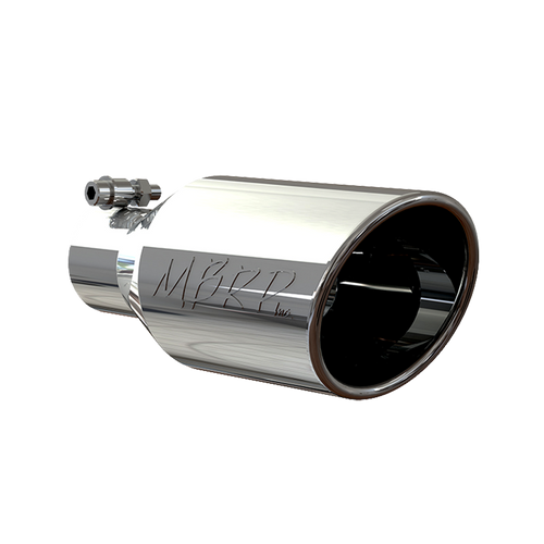 MBRP Tip, 4.5" OD, SW Angle Rolled End, 2.5" inlet 11" in length, T304, Universal MBRP Tip, 4.5" OD, SW Angle Rolled End, 2.5" inlet 11" in length, T304, Universal