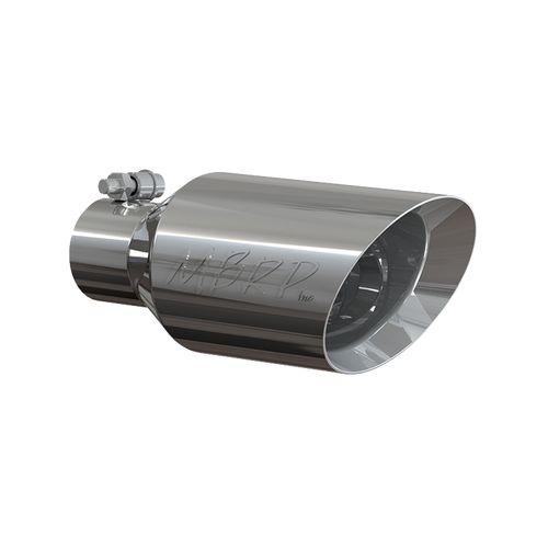 MBRP Tip, 4.5" OD, DW Angle Rolled End, 2.5" inlet 11" in length, T304, Universal MBRP Tip, 4.5" OD, DW Angle Rolled End, 2.5" inlet 11" in length, T304, Universal