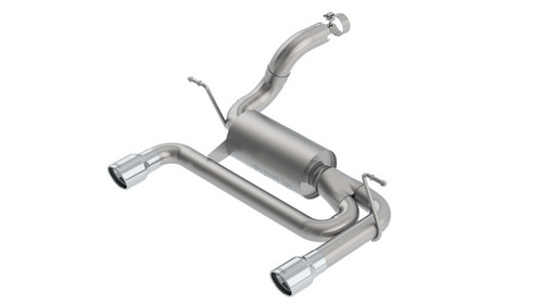 Borla 2.75" Into Muffler Dual 2.5" Out Axle-Back Exhaust 2018-2023 Jeep Wrangler Jl/ Jlu 3.6l V6, S-Type Series -11956 Borla 2.75" Into Muffler Dual 2.5" Out Axle-Back Exhaust 2018-2023 Jeep Wrangler Jl/ Jlu 3.6l V6, S-Type Series -11956