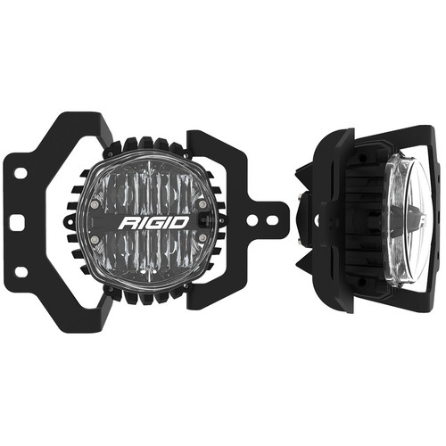 Rigid Jeep JL Fog Mount Kit For 2018+ Jeep JL Sport/Sport S w/1 Set 360-Series 4.0" SAE White Lights Rigid Jeep JL Fog Mount Kit For 2018+ Jeep JL Sport/Sport S w/1 Set 360-Series 4.0" SAE White Lights