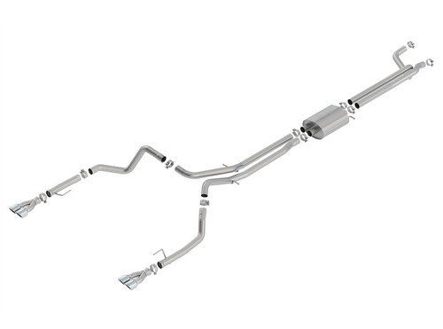 Borla 2.75" Cat-Back Exhaust 2019-2023 Chevy/Gmc Silverado/Sierra 1500 6.2l V8, S-Type Series -140785 Borla 2.75" Cat-Back Exhaust 2019-2023 Chevy/Gmc Silverado/Sierra 1500 6.2l V8, S-Type Series -140785