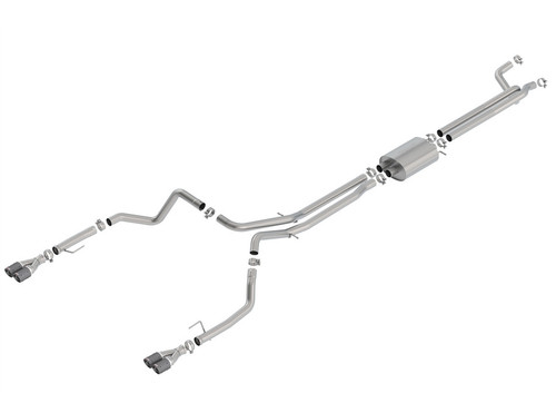 Borla 2.75" Cat-Back Exhaust 2019-2023 Chevy/Gmc Silverado/Sierra 1500 6.2l V8, S-Type Series -140779cf Borla 2.75" Cat-Back Exhaust 2019-2023 Chevy/Gmc Silverado/Sierra 1500 6.2l V8, S-Type Series -140779cf