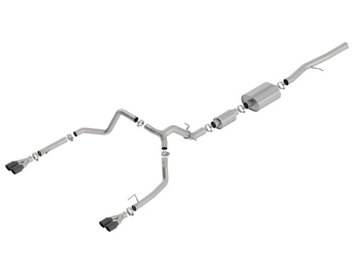 Borla 3.5", 2.75" Cat-Back Exhaust 2019-2023 Chevy/Gmc Silverado/Sierra 1500 6.2l V8, S-Type Series -140774bc Borla 3.5", 2.75" Cat-Back Exhaust 2019-2023 Chevy/Gmc Silverado/Sierra 1500 6.2l V8, S-Type Series -140774bc
