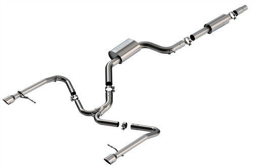 Borla S-Type Cat-Back Exhaust System 2021 Ford Bronco Sport 2.0L 4 Cyl. Auto Trans 4 Wheel Drive 4 Door - 140850SB Borla S-Type Cat-Back Exhaust System 2021 Ford Bronco Sport 2.0L 4 Cyl. Auto Trans 4 Wheel Drive 4 Door - 140850SB