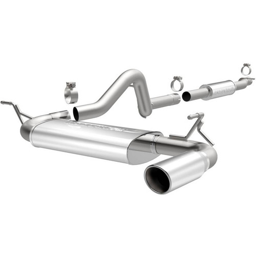 Magnaflow 2.5” Street Series Cat-Back System Jeep Wrangler 3.6L Magnaflow 2.5” Street Series Cat-Back System Jeep Wrangler 3.6L