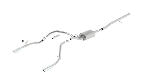 Borla 2.75" Into Muffler Dual 2.25" Out Cat-Back Exhaust 2014-2019 Chevy Silverado 1500/ Gmc Sierra 1500/ 2019 Silverado 1500 Ld / Sierra 1500 Ld 5.3l V8 S-Type Series -140536 Borla 2.75" Into Muffler Dual 2.25" Out Cat-Back Exhaust 2014-2019 Chevy Silverado 1500/ Gmc Sierra 1500/ 2019 Silverado 1500 Ld / Sierra 1500 Ld 5.3l V8 S-Type Series -140536