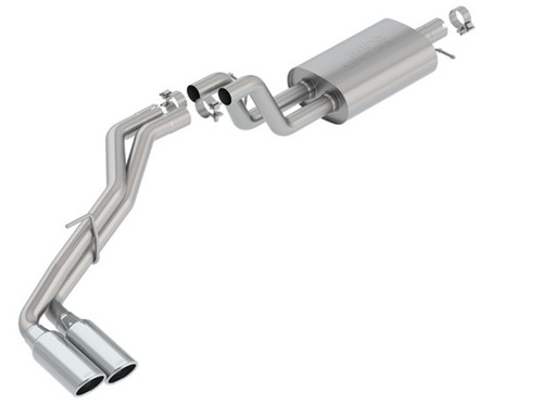 Borla 2.75" Into Muffler Dual 2.25" Out Cat-Back Exhaust 2019-2022 Ford Ranger 2.3l 4 Cyl., S-Type Series -140789 Borla 2.75" Into Muffler Dual 2.25" Out Cat-Back Exhaust 2019-2022 Ford Ranger 2.3l 4 Cyl., S-Type Series -140789