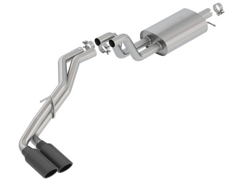 Borla 2.75" Into Muffler Dual 2.25" Out Cat-Back Exhaust 2019-2022 Ford Ranger 2.3l 4 Cyl., S-Type Series -140789bc Borla 2.75" Into Muffler Dual 2.25" Out Cat-Back Exhaust 2019-2022 Ford Ranger 2.3l 4 Cyl., S-Type Series -140789bc