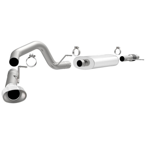 Magnaflow Stainless Cat-Back 3" Tubing, 3.5" X 5.5" Oval Tip Single Rear Side Exit Magnaflow Stainless Cat-Back 3" Tubing, 3.5" X 5.5" Oval Tip Single Rear Side Exit