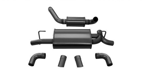 Corsa 2018 Jeep JL Axle Back Exhaust 2.5" Dual Rear Exit w/Turn Down Outlets Corsa 2018 Jeep JL Axle Back Exhaust 2.5" Dual Rear Exit w/Turn Down Outlets
