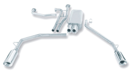 Borla 2" Cat-Back Exhaust 2004-2015 Nissan Titan 5.6l V8, Touring Series -140079 Borla 2" Cat-Back Exhaust 2004-2015 Nissan Titan 5.6l V8, Touring Series -140079