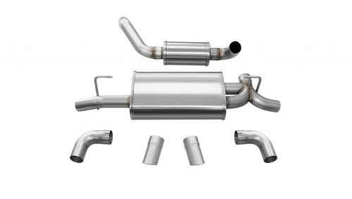 Corsa Axle Back Exhaust 2.5" Dual Rear Exit w/Turn Down Outlets 2018+ Wrangler JL Touring 2018 Jeep Jl Corsa Axle Back Exhaust 2.5" Dual Rear Exit w/Turn Down Outlets 2018+ Wrangler JL Touring 2018 Jeep Jl