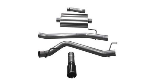 Corsa Jeep Gladiator 3" Cat Back Sport 2020-2023 Gladiator 3.6L Single Side Exit w/ 4.0" Black Pvd Tip Corsa Jeep Gladiator 3" Cat Back Sport 2020-2023 Gladiator 3.6L Single Side Exit w/ 4.0" Black Pvd Tip