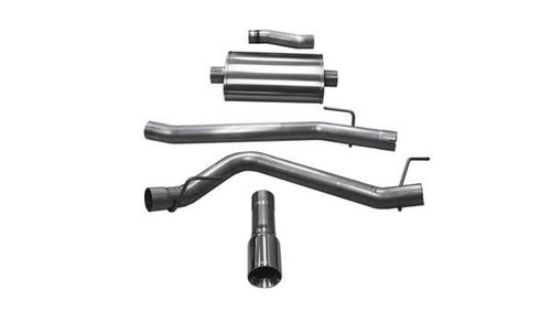 Corsa Jeep Gladiator 3" Cat Back Sport 2020-2023 Gladiator 3.6L Single Side Exit w/ 3" Turn Down Tip Corsa Jeep Gladiator 3" Cat Back Sport 2020-2023 Gladiator 3.6L Single Side Exit w/ 3" Turn Down Tip