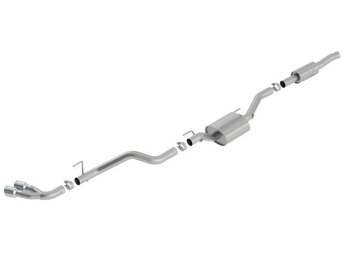 Borla 2.75" Cat-Back Exhaust 2020-2022 Jeep Gladiator 3.6l V6, Atak Series -140813 Borla 2.75" Cat-Back Exhaust 2020-2022 Jeep Gladiator 3.6l V6, Atak Series -140813