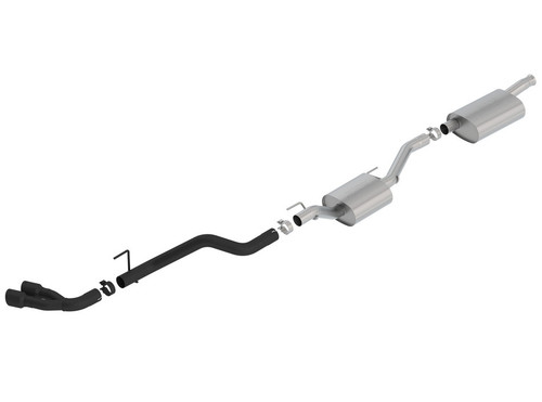 Borla 2.75" Cat-Back Exhaust 2020 -2022 Jeep Gladiator 3.6l V6, Touring Series -140811cb Borla 2.75" Cat-Back Exhaust 2020 -2022 Jeep Gladiator 3.6l V6, Touring Series -140811cb
