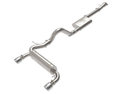 AFE Vulcan Series 3" to 2-1/2" 304 Stainless Steel Cat-Back Exhaust System 2021-2022 Ford Bronco 2.3L/2.7 AFE Vulcan Series 3" to 2-1/2" 304 Stainless Steel Cat-Back Exhaust System 2021-2022 Ford Bronco 2.3L/2.7