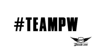 #teampw Sticker Decal