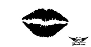Kiss Lips Sticker Decal