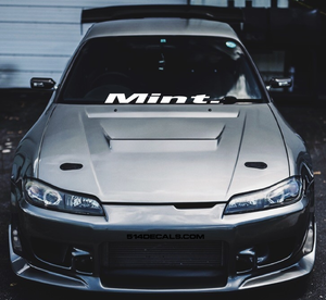 Mint. Windshield Banner