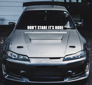 Don't Stare Windshield Banner