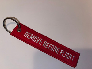 Remove Before Flight Key Chain