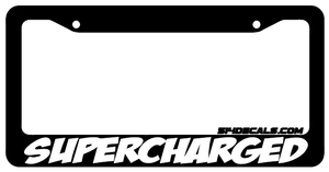 Supercharged License Plate Frame