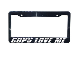 Cops Love Me License Plate Frame 