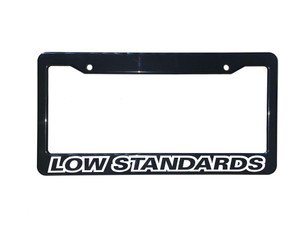Low Standards License Plate Frame 